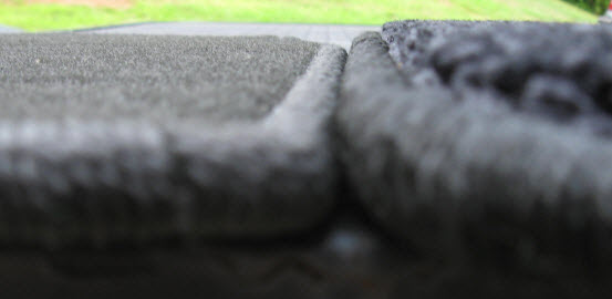 FFH floor mat thickness stock Vs New