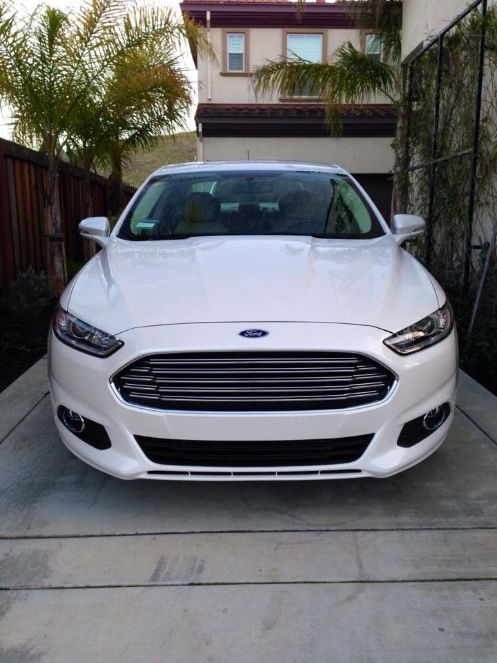 2014 Ford Fusion Hybrid SE White Platinum